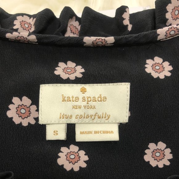 Kate Spade Floral Sleeveless Top - Size S - Picture 5 of 6